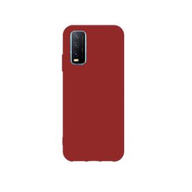 Teleplus Vivo Y20S Biye Mat Silikon Mor Kılıf