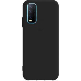 Teleplus Vivo Y20s Biye Mat Siyah Nano Ekran Koruyucu ve Silikon Kılıf