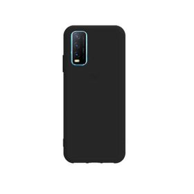 Teleplus Vivo Y20s Biye Mat Siyah Nano Ekran Koruyucu ve Silikon Kılıf