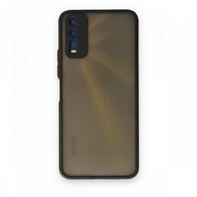Teleplus Vivo Y20S Hux Kamera Korumalı Silikon Kırmızı Kılıf