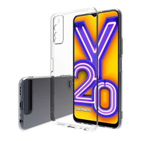 Teleplus Vivo Y20s Kılıf Kamera Korumalı Tpu Silikon Şeffaf Kılıf