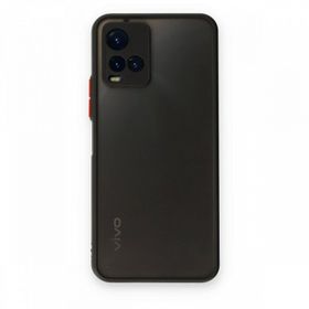 Teleplus Vivo Y21S Hux Kamera Korumalı Silikon Siyah Kılıf