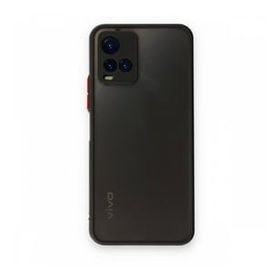 Teleplus Vivo Y21S Hux Kamera Korumalı Silikon Siyah Kılıf