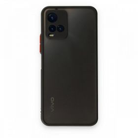 Teleplus Vivo Y21S Hux Kamera Korumalı Silikon Siyah Kılıf