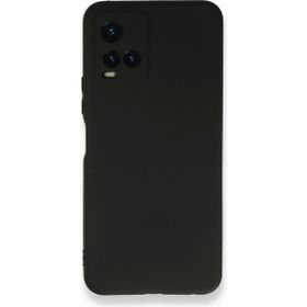 Teleplus Vivo Y21S Kamera Korumalı Silikon Siyah Kılıf