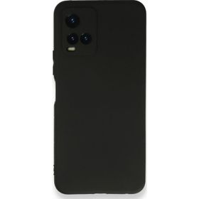 Teleplus Vivo Y21S Kamera Korumalı Silikon Siyah Kılıf