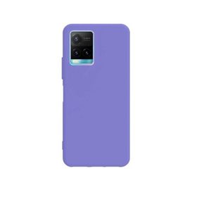 Teleplus Vivo Y21S Kılıf Biye Mat Silikon Siyah Nano Ekran Koruyucu