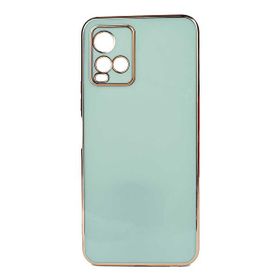 Teleplus Vivo Y32 Kamera Korumalı Lazer Bark Silikon Yeşil Kılıf
