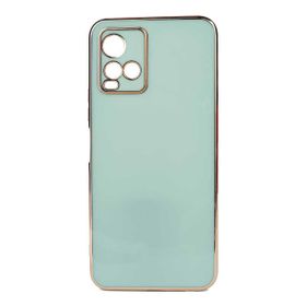 Teleplus Vivo Y32 Kamera Korumalı Lazer Bark Silikon Yeşil Kılıf