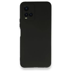 Teleplus Vivo Y32 Kamera Korumalı Silikon Siyah Kılıf