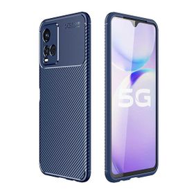 Teleplus Vivo Y32 Kılıf Kamera Korumalı Negro Silikon Lacivert Nano Ekran Koruyucu