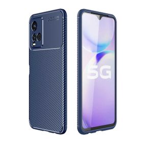 Teleplus Vivo Y32 Kılıf Kamera Korumalı Negro Silikon Lacivert Nano Ekran Koruyucu