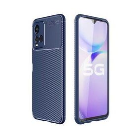 Teleplus VİVO Y33S Kamera Korumalı Negro Silikon Lacivert Kılıf