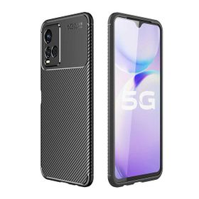 Teleplus Vivo Y33s Kılıf Kamera Korumalı Negro Silikon Siyah Nano Ekran Koruyucu