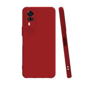 Teleplus Vivo Y51 Kılıf Biye Mat Silikon Siyah Kılıf