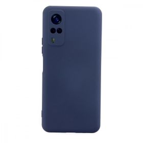 Teleplus Vivo Y53S Kamera Korumalı Nano Lansman Silikon Mor Kılıf