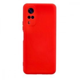 Teleplus Vivo Y53S Kamera Korumalı Nano Lansman Silikon Mor Kılıf