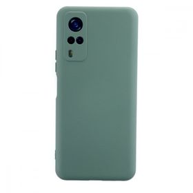Teleplus Vivo Y53S Kamera Korumalı Nano Lansman Silikon Mor Kılıf