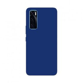 Teleplus Vivo Y70 Biye Mat Silikon Lacivert Kılıf