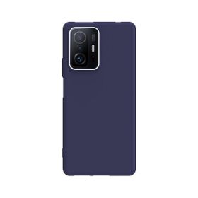 Teleplus Xiaomi 11T Biye TPU Silikon Mor Nano Ekran Koruyucu Cep Telefonu Kılıfı