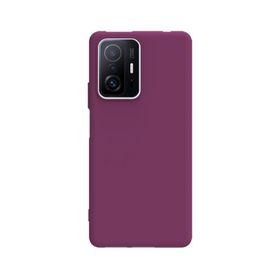 Teleplus Xiaomi 11T Biye TPU Silikon Mor Nano Ekran Koruyucu Cep Telefonu Kılıfı