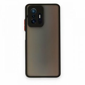 Teleplus Xiaomi 11T Hux Kamera Korumalı Silikon Siyah Kılıf