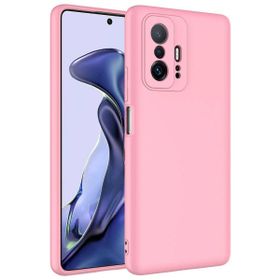 Teleplus Xiaomi 11T Pro Kamera Korumalı Mara Lansman Silikon Mor Kılıf