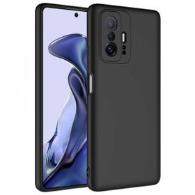Teleplus Xiaomi 11T Pro Kamera Korumalı Mara Lansman Silikon Mor Kılıf