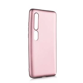 Teleplus Xiaomi Mi 10 Pro Lüks Mat Silikon Rose Altın Kılıf