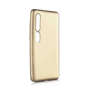 Teleplus Xiaomi Mi 10 Pro Lüks Mat Silikon Rose Altın Kılıf