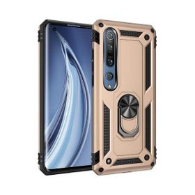 Teleplus Xiaomi Mi 10 Pro Vega Yüzüklü Tank Kapak Siyah Kılıf
