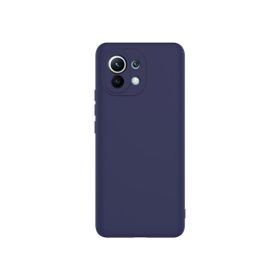 Teleplus Xiaomi Mi 11 Lite Kamera Korumalı İçi Kadife Silikon Bordo Cep Telefonu Kılıfı