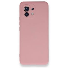 Teleplus Xiaomi Mi 11 Lite Kamera Korumalı İçi Kadife Silikon Bordo Cep Telefonu Kılıfı