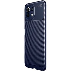 Teleplus Xiaomi Mi 11 Lite Kamera Korumalı Negro Darbeye Dayanıklı Lacivert Nano Ekran Koruyucu Silikon Cep Telefonu Kılıf