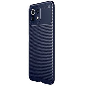 Teleplus Xiaomi Mi 11 Lite Kamera Korumalı Negro Darbeye Dayanıklı Lacivert Nano Ekran Koruyucu Silikon Cep Telefonu Kılıf