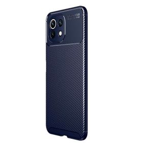 Teleplus Xiaomi Mi 11 Lite Kamera Korumalı Negro Darbeye Dayanıklı Lacivert Silikon Kılıf