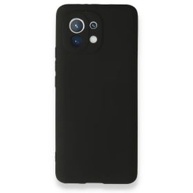 Teleplus Xiaomi Mi 11 Lite Kamera Korumalı Premier Silikon Bordo Nano Ekran Koruyucu Cep Telefonu Kılıfı