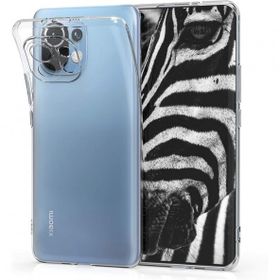 Teleplus Xiaomi Mi 11 Lite Kamera Korumalı Tpu Silikon Şeffaf Nano Ekran Koruyucu Kılıf