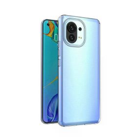 Teleplus Xiaomi Mi 11 Lite Lüks Korumalı Tpu Silikon Şeffaf Kılıf