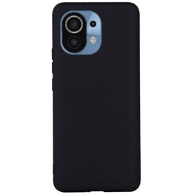 Teleplus Xiaomi Mi 11 Lite Lüks Mat Biye Tpu Silikon Mavi Nano Ekran Koruyucu Kamera Nano Koruyucu Cep Telefonu Kılıfı