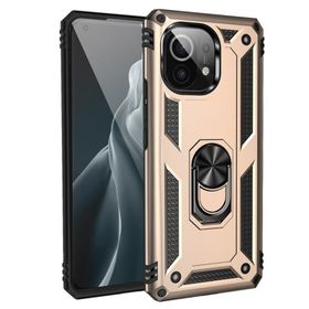 Teleplus Xiaomi Mi 11 Lite Vega Yüzüklü Tank Silikon Gümüş Kılıf