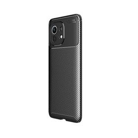 Teleplus Xiaomi Mi 11 Lüks Kamera Korumalı Karbon Tam Kapatan Ekran Koruyucu Lacivert Silikon Cep Telefonu Kılıf