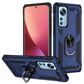 Teleplus Xiaomi Mi 12 Lite Vega Yüzüklü Tank Silikon Lacivert Kılıf