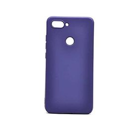 Teleplus Xiaomi Mi 8 Lite Lüks Silikon Lacivert Kılıf