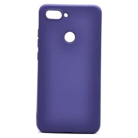 Teleplus Xiaomi Mi 8 Lite Lüks Silikon Lacivert Kılıf