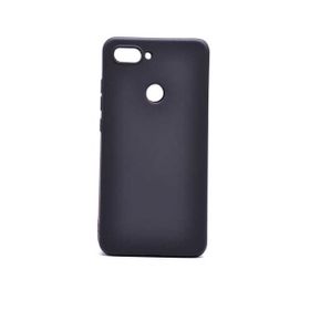 Teleplus Xiaomi Mi 8 Lite Lüks Silikon Lacivert Nano Ekran Koruyucu Cep Telefonu Kılıfı