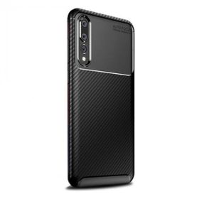 Teleplus Xiaomi Mi 9 Negro Karbon Silikon Lacivert Kılıf