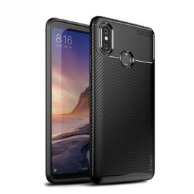 Teleplus Xiaomi Mi Max 3 Negro Karbon Silikon Lacivert Nano Ekran Koruyucu Cep Telefonu Kılıfı