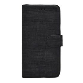 Teleplus Xiaomi Mi Note 10 Kumaş Spor Standlı Cüzdan Siyah Kılıf