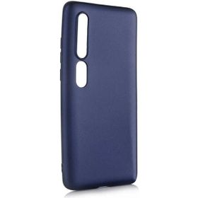 Teleplus Xiaomi Mi Note 10 Lüks Mat Lacivert Silikon Cep Telefonu Kılıf